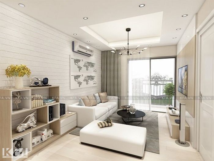 Mẫu thiết kế nội thất phòng ngủ căn hộ của Nội thất Ann Trần