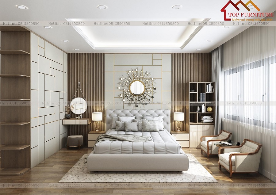 Mẫu thiết kế phòng ngủ đẹp của Top Furniture