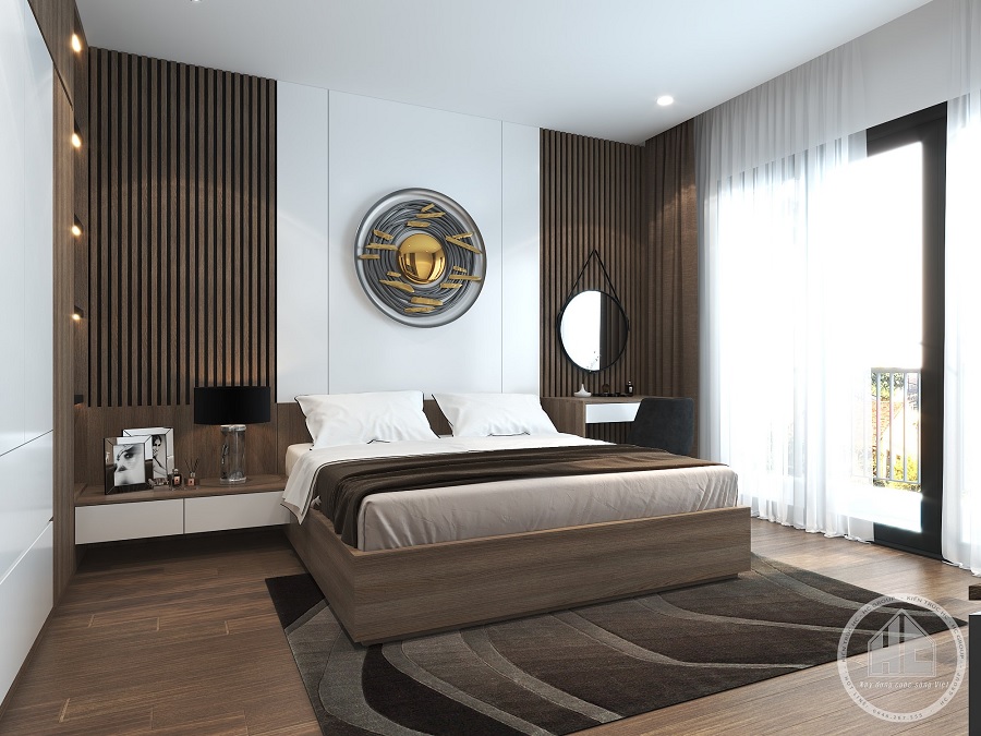 Mẫu thiết kế nội thất phòng ngủ đẹp của Kiến trúc HC