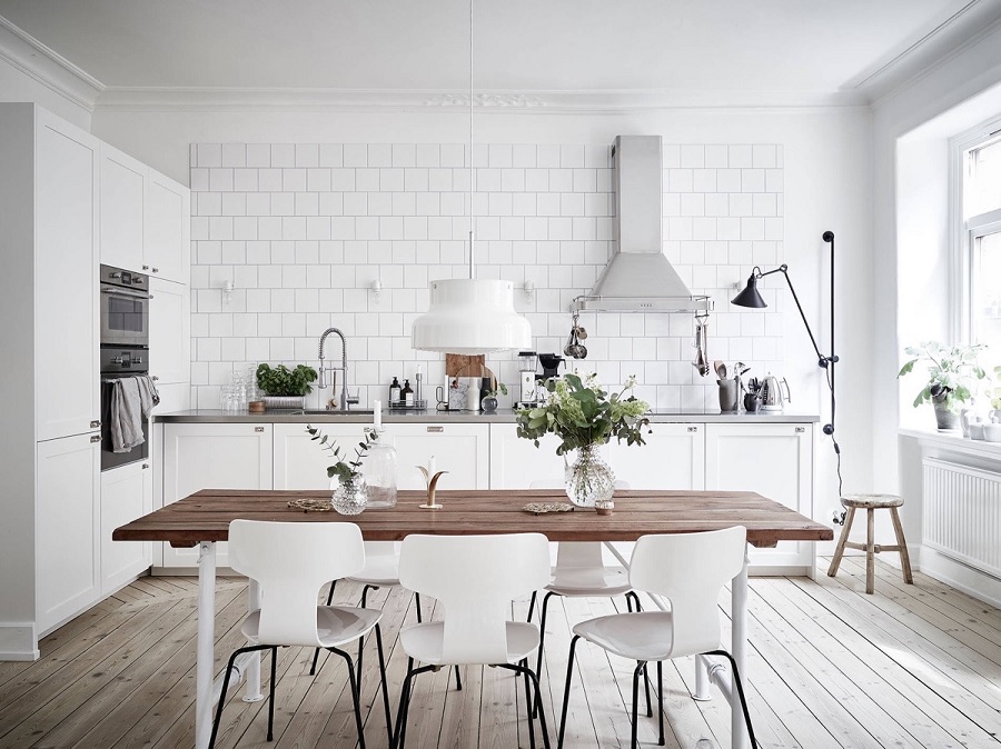 Phòng bếp theo phong cách Scandinavia