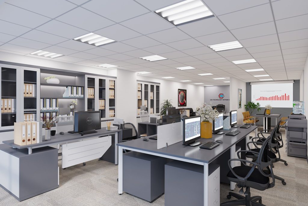 Thiết kế nội thất văn phòng mang đến không gian làm việc lý tưởng cho nhân viên