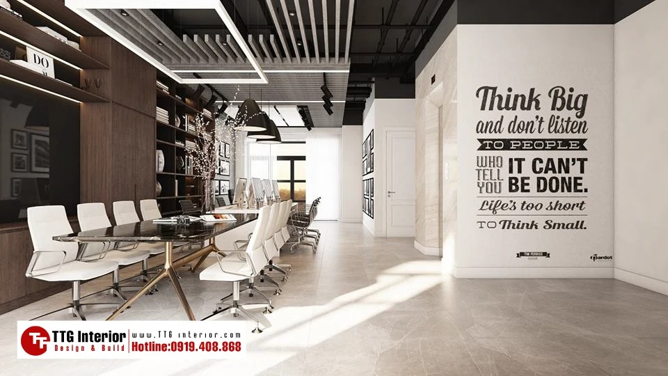 TTG Interior là địa chỉ uy tín chuyên thiết kế nội thất văn phòng tại Quảng Ninh