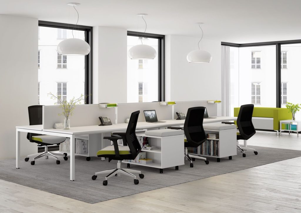 Nội thất phòng làm việc của nhân viên nên thiết kế nhỏ gọn, nhưng tích hợp nhiều tính năng hữu ích