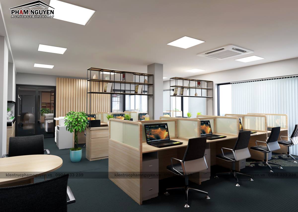 Phạm  Nguyên là đơn vị thiết kế nội thất văn phòng có tiếng tại Hải Phòng