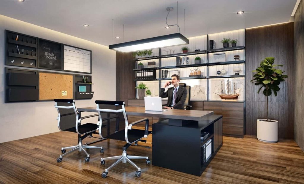 Thiết kế nội thất văn phòng cho lãnh đạo phải đảm bảo sự sang trọng và hợp phong thủy