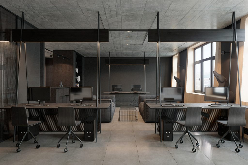 Mẫu thiết kế nội thất văn phòng theo phong cách hiện đại