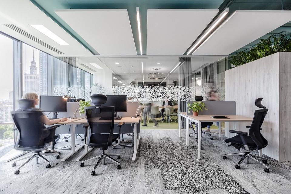 Mẫu thiết kế nội thất văn phòng của Vietnamarch luôn ưu tiên đến việc xây dựng không gian mở