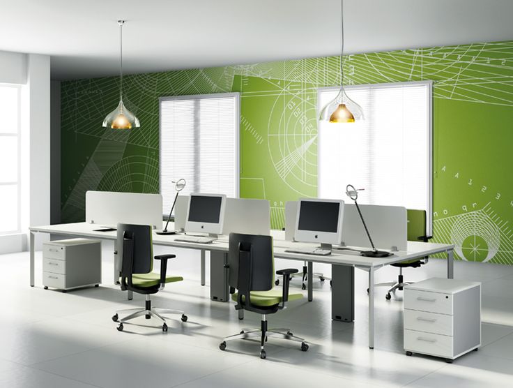 Có nhiều cách để mang đến không gian xanh cho văn phòng trong đó cách phổ biến thường thấy đó chính là bố trí cây xanh xen kẽ trên bàn làm việc của nhân viên, tạo vách ngăn bằng cây xanh, dùng giá treo cây xanh, hay sử dụng màu xanh làm tone màu chủ đạo cho cả văn phòng.