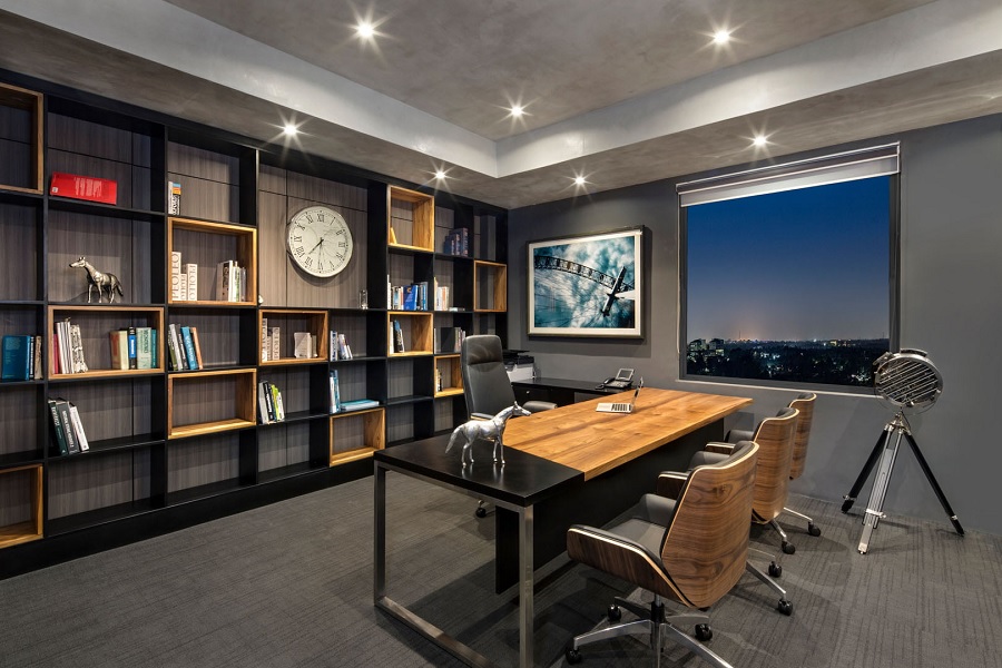 Đồ nội thất văn phòng theo phong cách hiện đại có thiết kế đơn giản nhưng vẫn đảm bảo đủ công năng cần thiết cho công việc